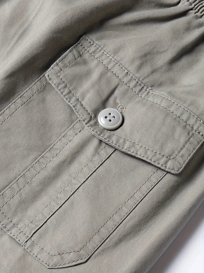 Theodore - Breathable Cotton Cargo Shorts