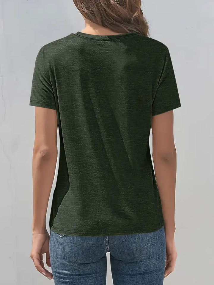 Vitaliya - Casual Short Sleeve T-Shirt