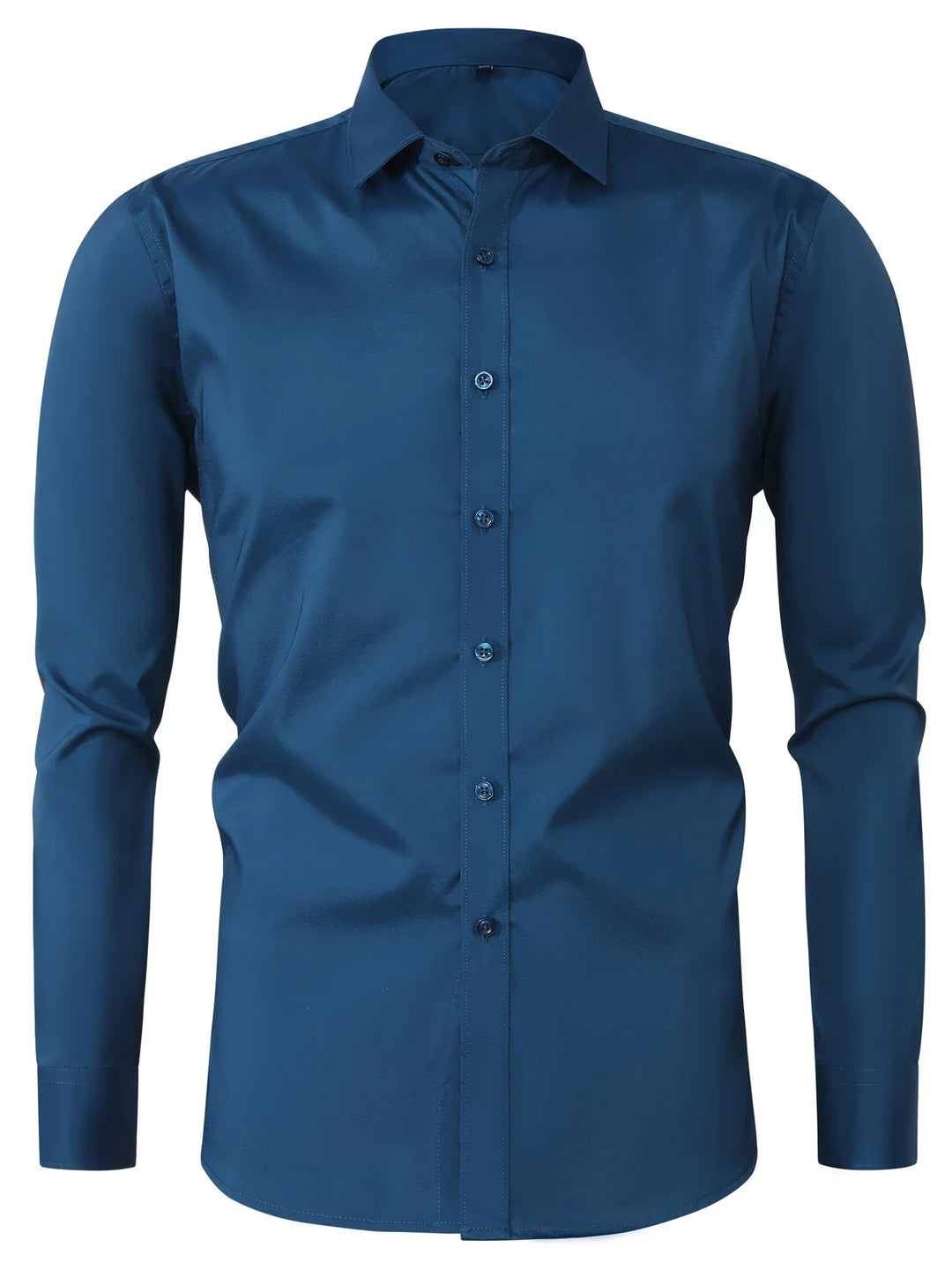 Byron - Elegant Long Sleeve Shirt With Button
