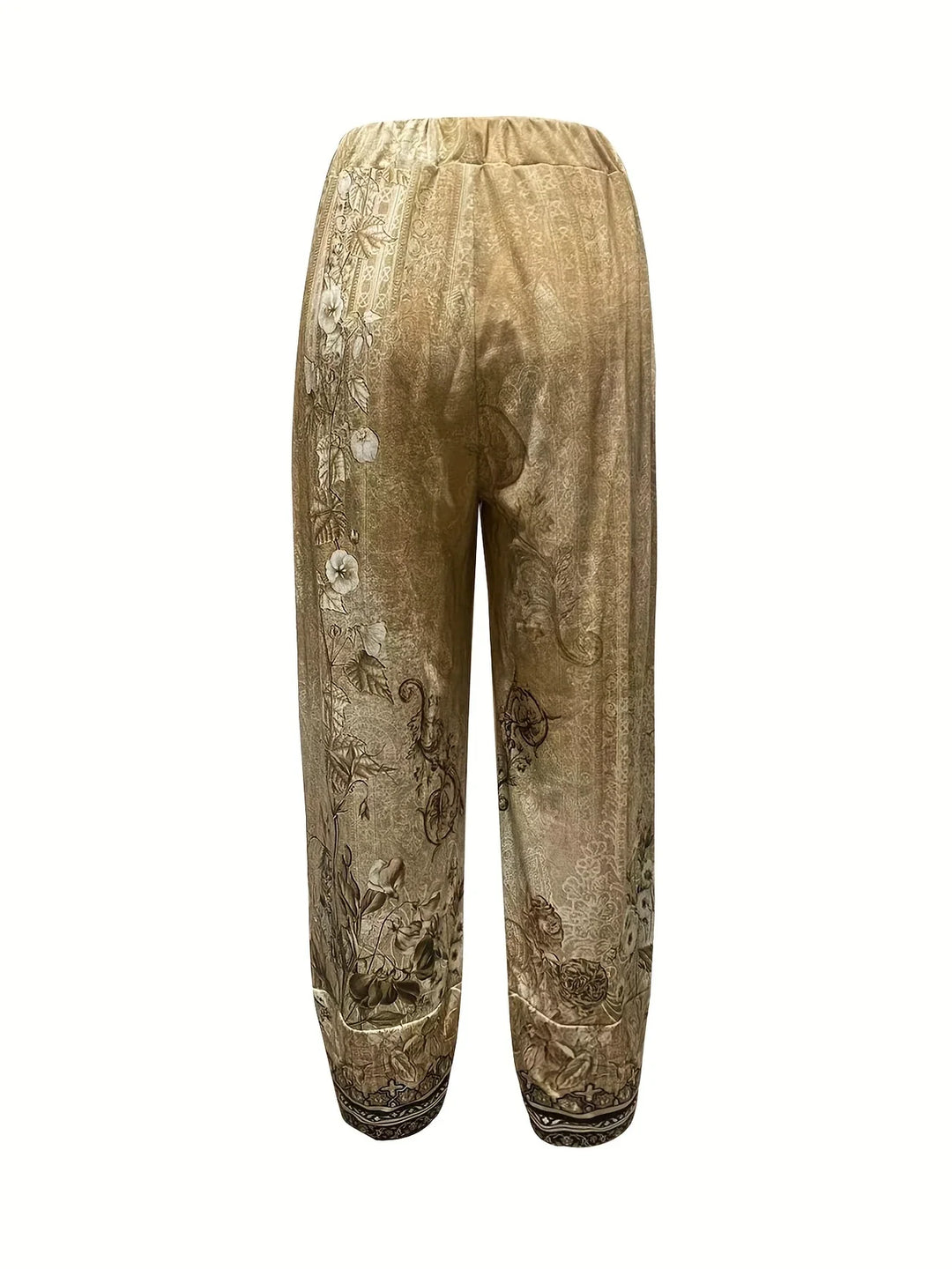 Kayden - Vintage Floral Capri Pants