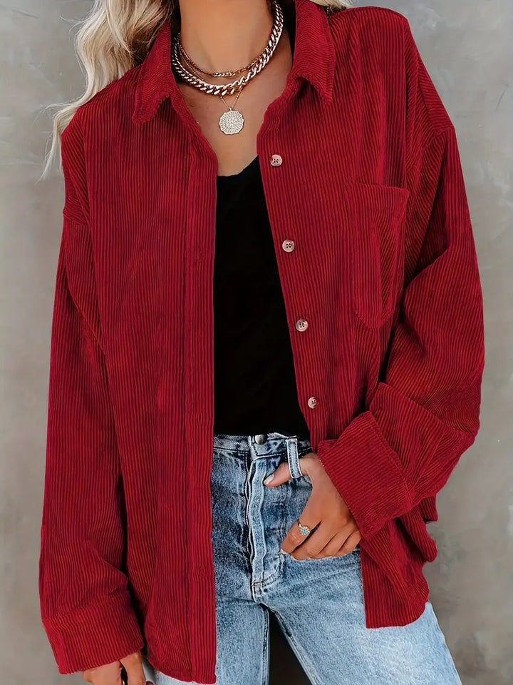 Irmela - Long Sleeve Button Shirt