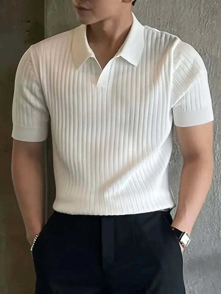 Avgustin - Casual Short Sleeve Polo Shirt