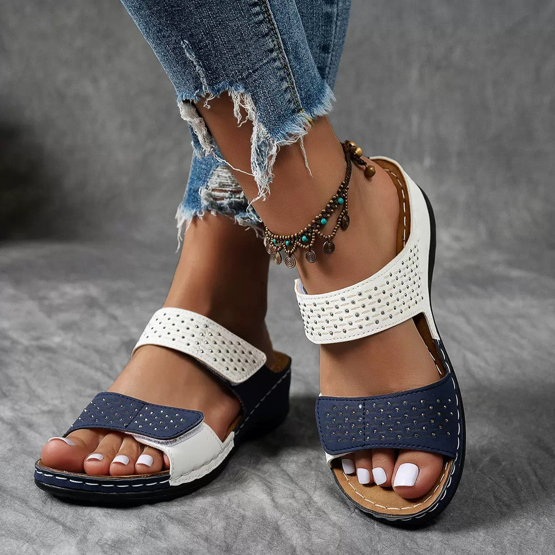 Ortholuxe™ – Breathable Orthopadic Slip-On Sandals for Women
