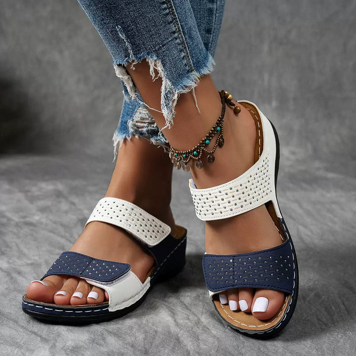 Ortholuxe™ – Breathable Orthopadic Slip-On Sandals for Women