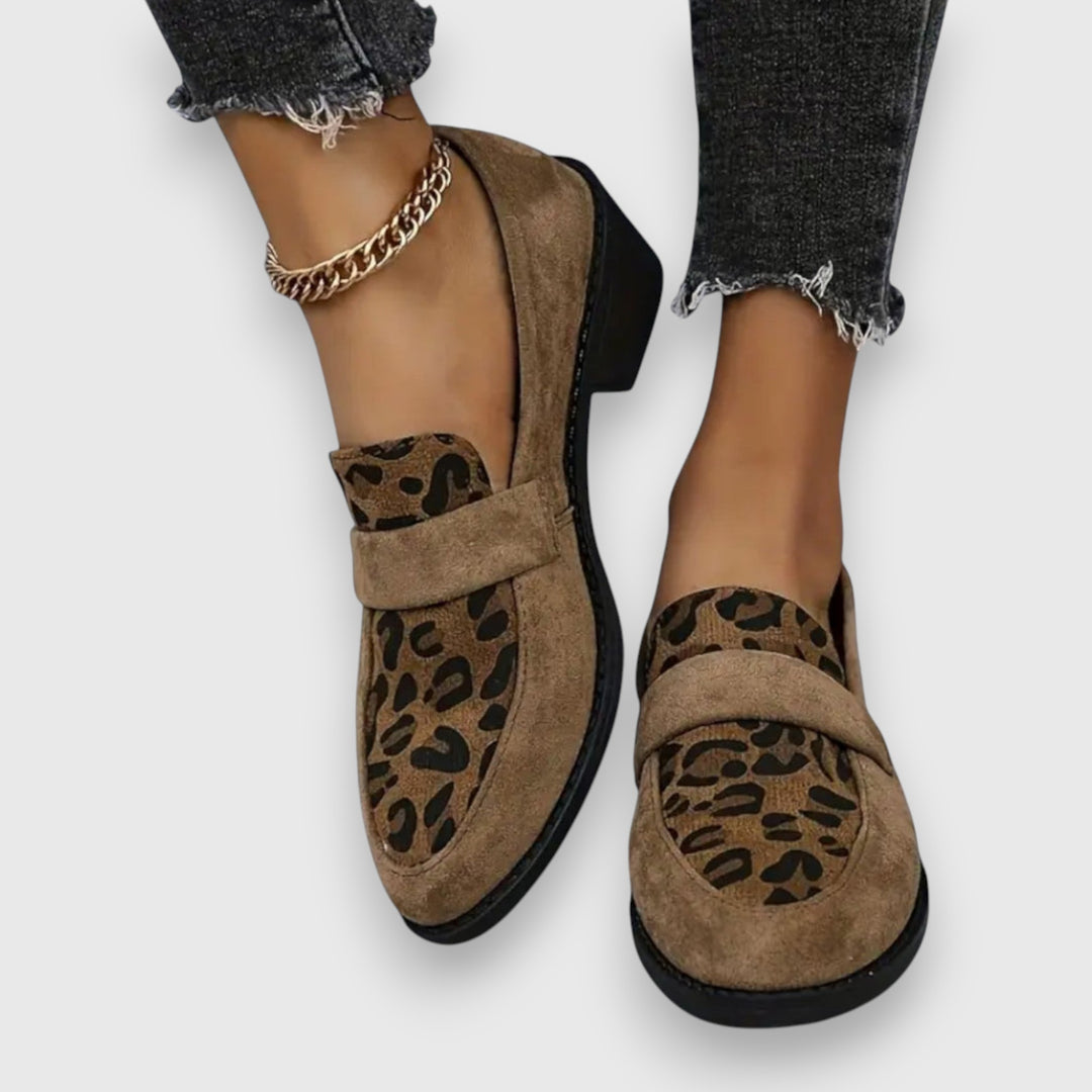 Lucyna - Elegant Leopard Print Loafer