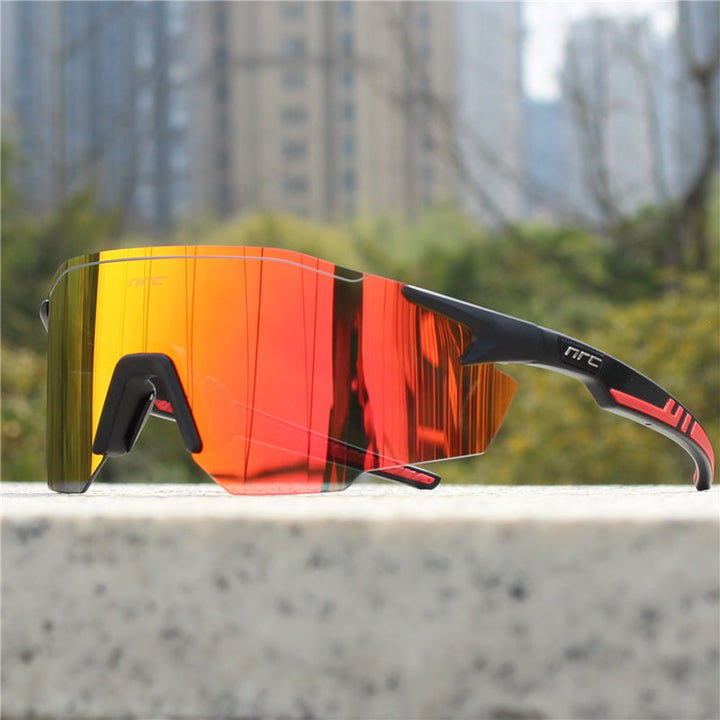 FlashLens -  One Shield Mirror Visor Sunglasses