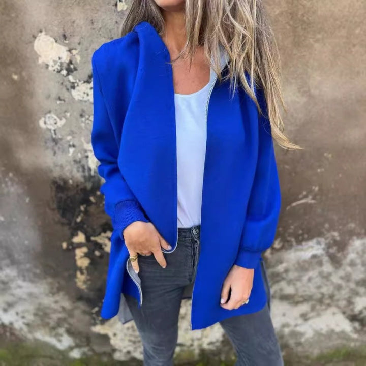 Karletta - Hooded Jcket with Zipper and Pockets