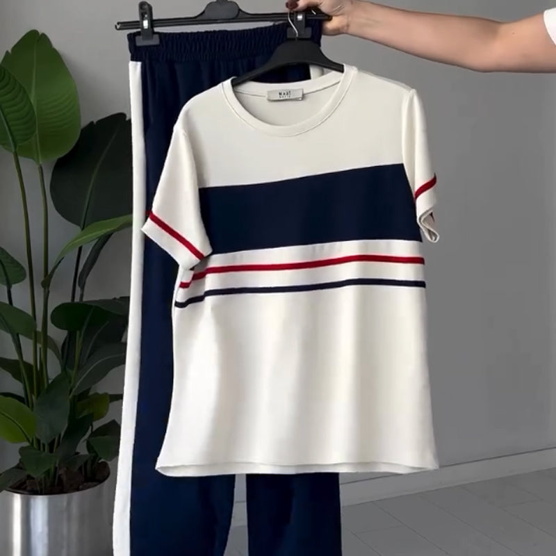 Bryaska - Casual T-shirt And Pants Set