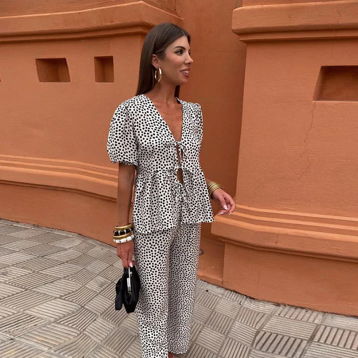 Videlia - Elegant Two Piece Summer Set